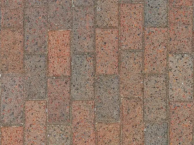 Natural paver finish sample