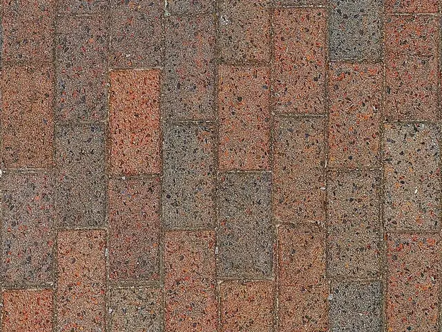 Satin paver finish sample