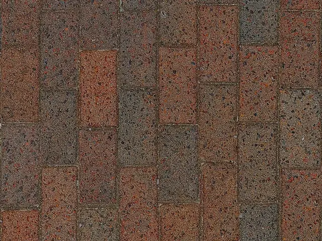 Wet look paver finish sample
